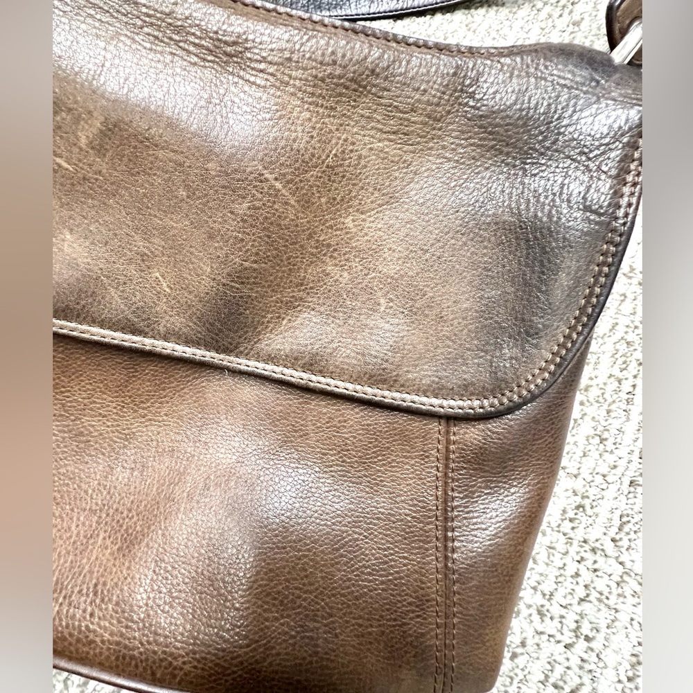 VINTAGE ROLFS LEATHER HANDBAG - Picture 4 of 16